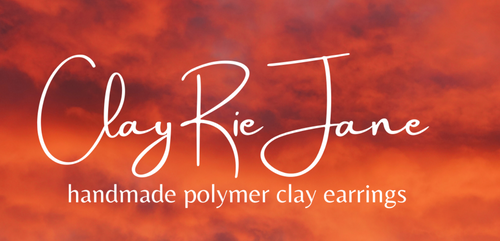 Clay Rie Jane handmade polymer clay earrings that are pretty dope!